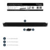 StarTech.com 1U High-density Brush Strip Cable Management Panel, StarTech.com 1U High-density Brush Strip Cable Management Panel,
