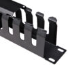 StarTech.com Horizontal 1U Server Rack Cable Management Finger Duct StarTech.com Horizontal 1U Server Rack Cable Management Finger Duct