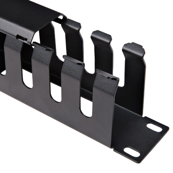 StarTech.com Horizontal 1U Server Rack Cable Management Finger Duct StarTech.com Horizontal 1U Server Rack Cable Management Finger Duct