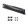 StarTech.com Horizontal 1U Server Rack Cable Management Finger Duct StarTech.com Horizontal 1U Server Rack Cable Management Finger Duct