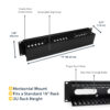 StarTech.com Horizontal 2U Server Rack Cable Management Finger Duct StarTech.com Horizontal 2U Server Rack Cable Management Finger Duct