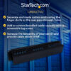 StarTech.com Horizontal 2U Server Rack Cable Management Finger Duct StarTech.com Horizontal 2U Server Rack Cable Management Finger Duct