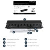 StarTech.com Horizontal 2U Server Rack Cable Management Finger Duct StarTech.com Horizontal 2U Server Rack Cable Management Finger Duct
