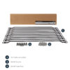 StarTech.com Horizontal Cable Lacing Bars with 2 in. Offset for Racks StarTech.com Horizontal Cable Lacing Bars with 2 in. Offset for Racks