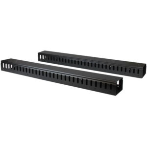 StarTech.com Vertical Cable Organizer with Finger Ducts - 0U - 6 ft. StarTech.com Vertical Cable Organizer with Finger Ducts - 0U - 6 ft.