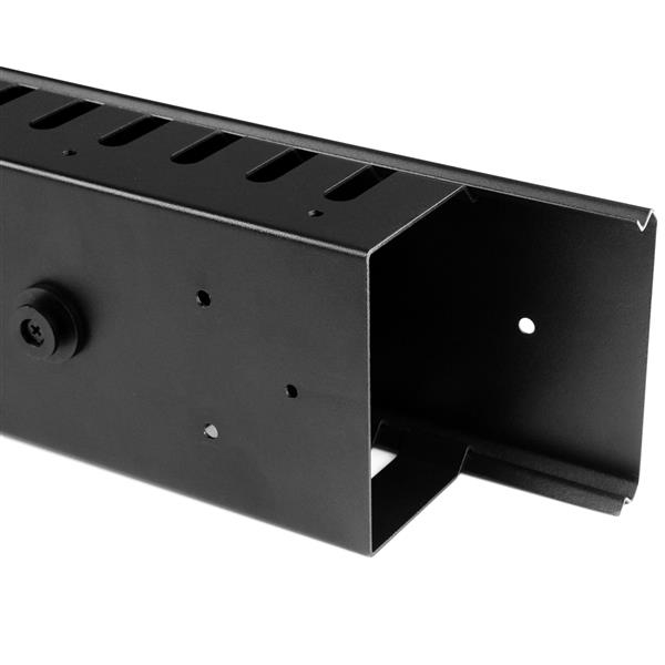StarTech.com Vertical Cable Organizer with Finger Ducts - 0U - 6 ft. StarTech.com Vertical Cable Organizer with Finger Ducts - 0U - 6 ft.