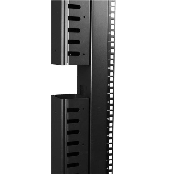StarTech.com Vertical Cable Organizer with Finger Ducts - 0U - 6 ft. StarTech.com Vertical Cable Organizer with Finger Ducts - 0U - 6 ft.