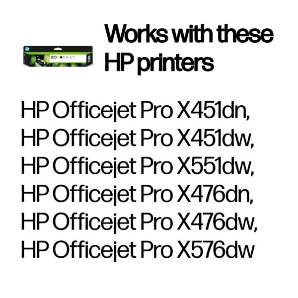 HP 970XL High Yield Black Original Ink Cartridge HP 970XL High Yield Black Original Ink Cartridge