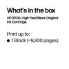 HP 970XL High Yield Black Original Ink Cartridge HP 970XL High Yield Black Original Ink Cartridge