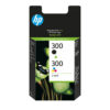 HP 300 2-pack Black/Tri-color Original Ink Cartridges HP 300 2-pack Black/Tri-color Original Ink Cartridges