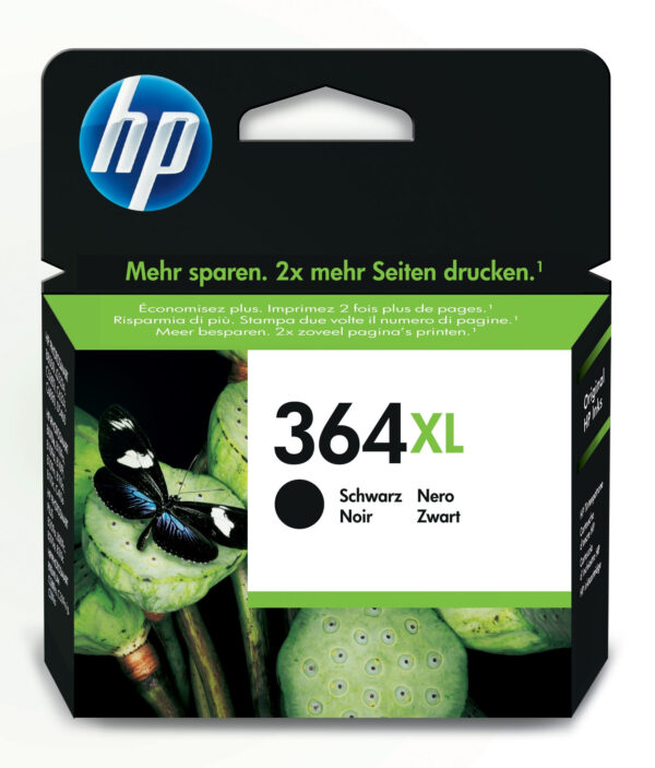 HP 364XL High Yield Black Original Ink Cartridge HP 15 Large Black Original Ink Cartridge