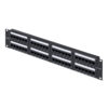 StarTech.com 48-Port 2U Rackmount Cat6 Patch Panel, RJ45, UTP, 110
