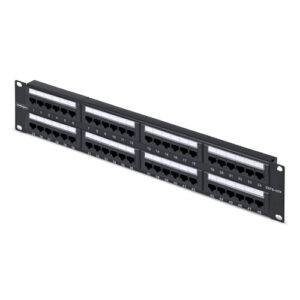 StarTech.com 48-Port 2U Rackmount Cat6 Patch Panel, RJ45, UTP, 110 StarTech.com 48-Port 2U Rackmount Cat6 Patch Panel, RJ45, UTP, 110