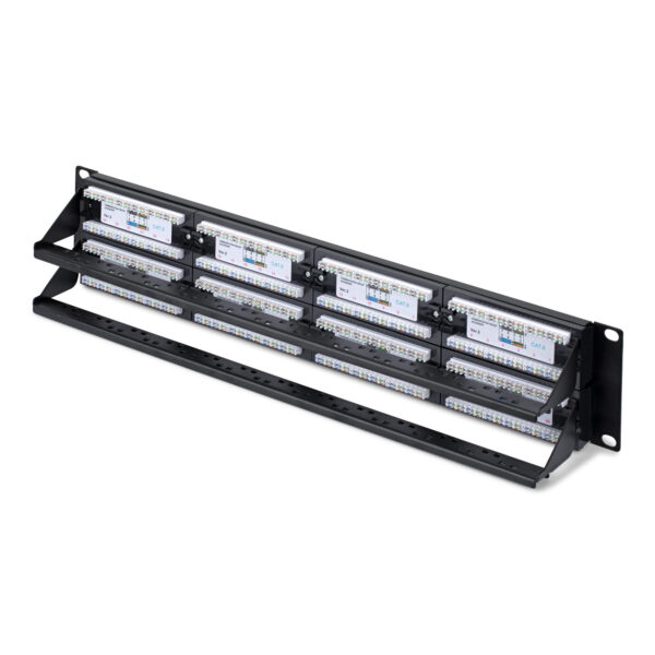 StarTech.com 48-Port 2U Rackmount Cat6 Patch Panel, RJ45, UTP, 110