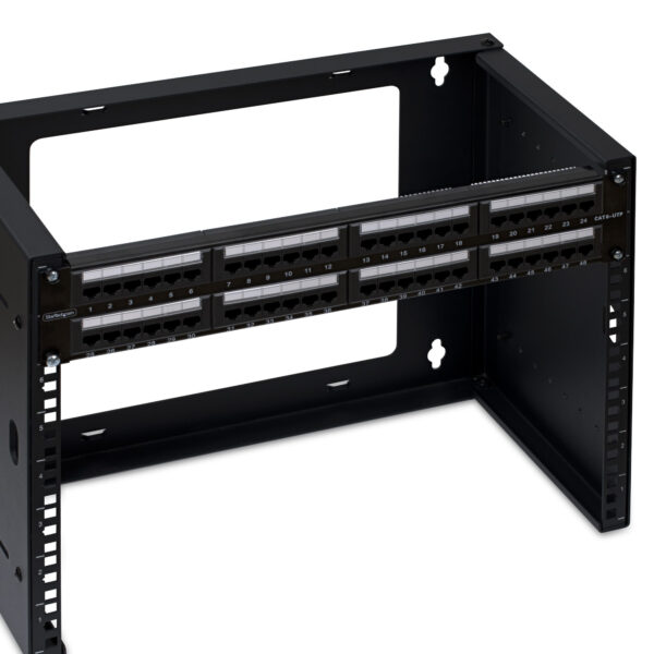 StarTech.com 48-Port 2U Rackmount Cat6 Patch Panel, RJ45, UTP, 110
