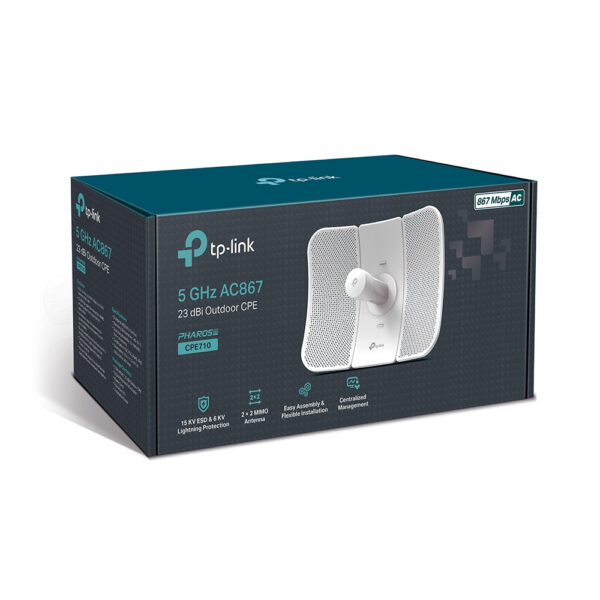 TP-Link CPE710 network antenna Directional antenna PoE/LAN 23 dBi TP-Link CPE710 network antenna Directional antenna PoE/LAN 23 dBi