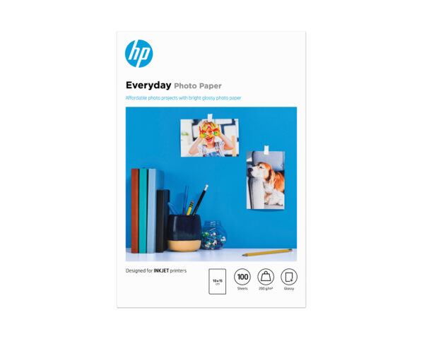 HP Everyday Photo Paper Glossy 200 g/m2 10 x 15 cm (101 x 152 mm) 100