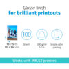 HP Everyday Photo Paper Glossy 200 g/m2 10 x 15 cm (101 x 152 mm) 100