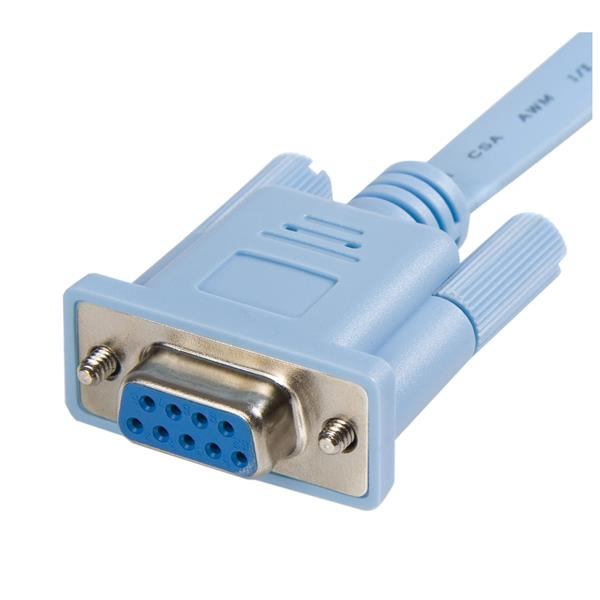 StarTech.com 6 ft RJ45 to DB9 Cisco Console Management Router Cable StarTech.com 6 ft RJ45 to DB9 Cisco Console Management Router Cable