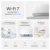 TP-Link BE3600 Whole Home Mesh Wi-Fi 7 System, 2.5G Multi Gigabit TP-Link DECO BE22 Dual-band (2.4 GHz / 5 GHz) Wi-Fi 7 (802.11be)