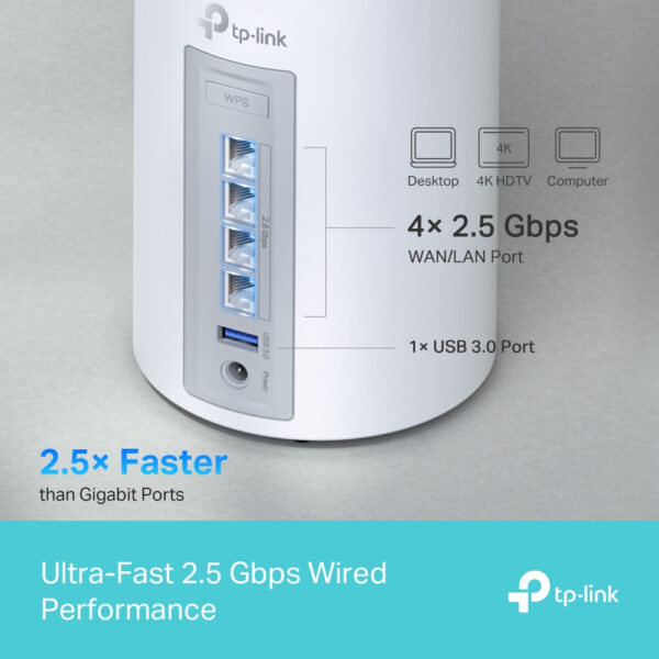 TP-Link BE9300 Whole Home Mesh Wi-Fi 7 Unit (Tri-Band) TP-Link BE9300 Whole Home Mesh Wi-Fi 7 Unit (Tri-Band)