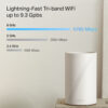 TP-Link Tri-Band BE9300 Wi-Fi 7 Mesh-System (3er Pack) TP-Link BE9300 Whole Home Mesh Wi-Fi 7 System(Tri-Band)