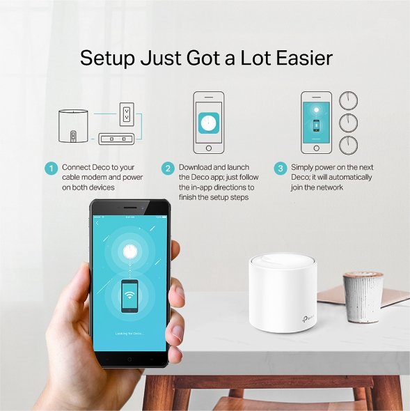 TP-Link AX1800 Whole Home Mesh Wi-Fi 6 System, 2-Pack TP-Link AX1800 Whole Home Mesh Wi-Fi 6 System, 2-Pack