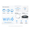 TP-Link AX3000 Whole Home Mesh Wi-Fi 6 System with PoE TP-Link AX3000 Whole Home Mesh Wi-Fi 6 Unit with PoE