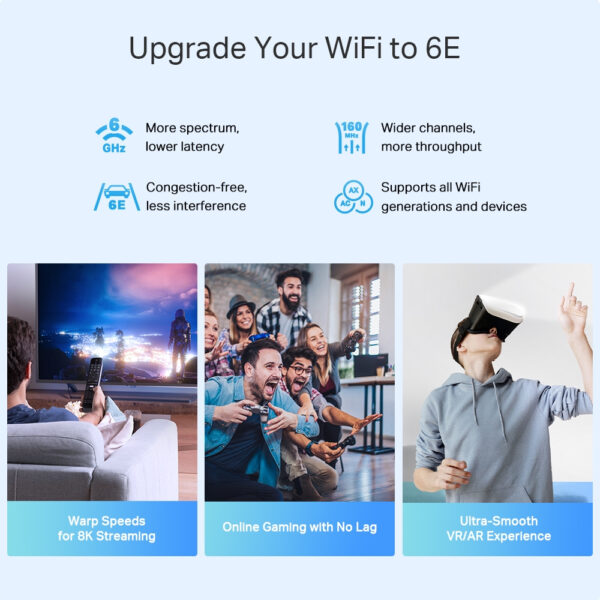 TP-Link AXE5400 Whole Home Mesh Wi-Fi 6E System(Tri-Band) TP-Link AXE5400 Whole Home Mesh Wi-Fi 6E System(Tri-Band)