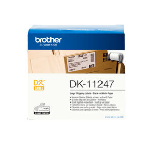 Brother DK-11247 label-making tape Black on white Brother DK-11247 label-making tape Black on white