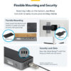 StarTech.com Triple-Monitor USB-C Docking Station, 140W Laptop