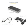 StarTech.com Universal Laptop Docking Station, Hybrid USB-C & USB-A StarTech.com Universal Laptop Docking Station, Hybrid USB-C & USB-A