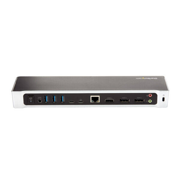 StarTech.com 4K USB-C Dock , Triple UHD 4K Monitor Docking Station,