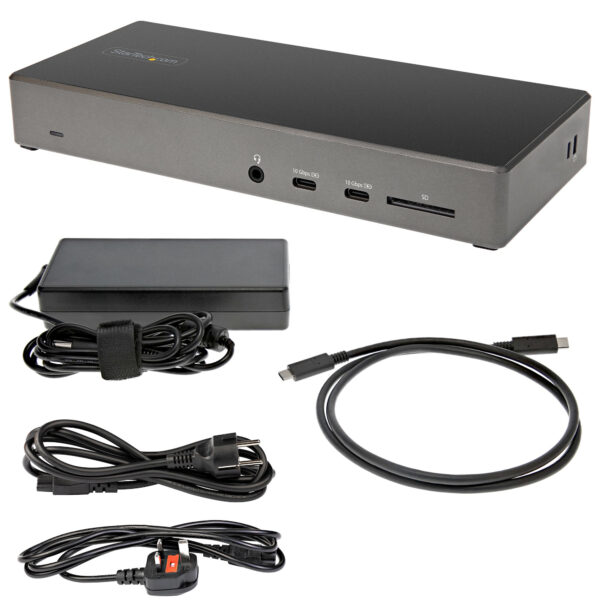 StarTech.com USB C Dock - Triple 4K Monitor USB Type-C Docking