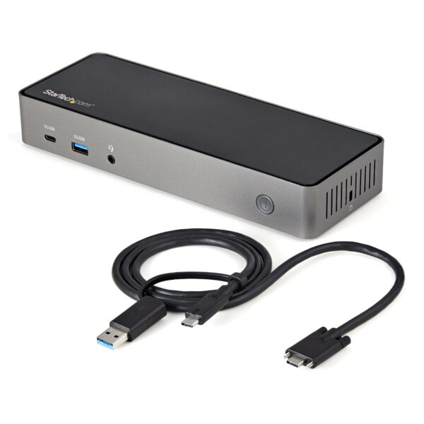 StarTech.com USB-C & USB-A Dock - Hybrid Universal Triple Monitor