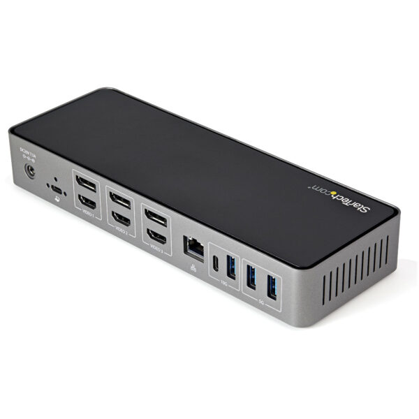 StarTech.com USB-C & USB-A Dock - Hybrid Universal Triple Monitor