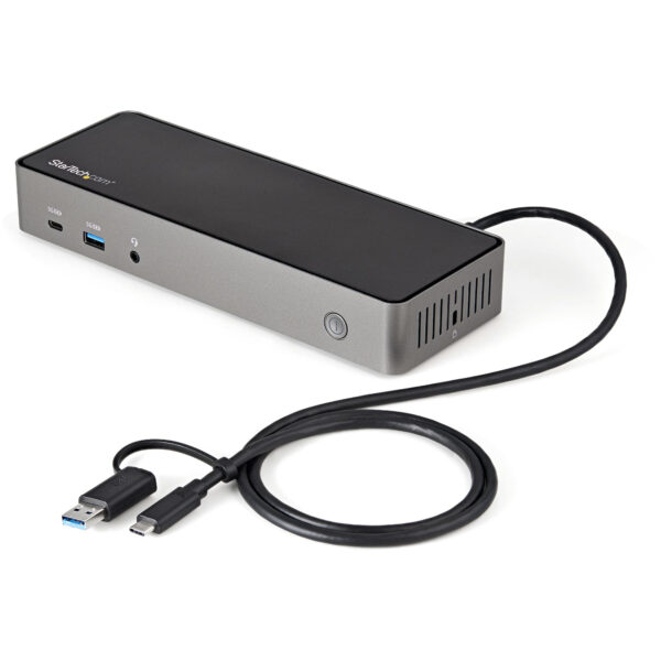 StarTech.com USB-C & USB-A Dock - Hybrid Universal Triple Monitor