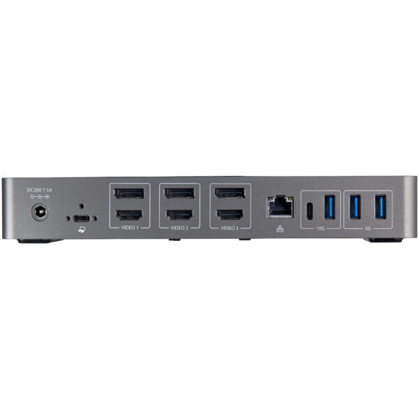 StarTech.com USB-C & USB-A Dock - Hybrid Universal Triple Monitor