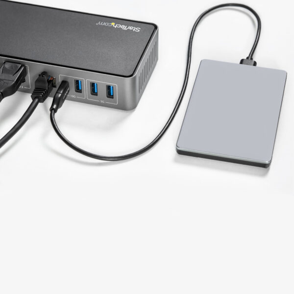 StarTech.com USB-C & USB-A Dock - Hybrid Universal Triple Monitor