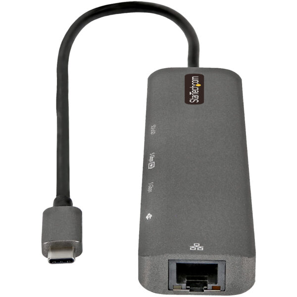 StarTech.com USB-C Multiport Adapter Hub, USB-C to 4K 60Hz HDMI,