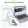 StarTech.com USB-C Multiport Adapter Hub, USB-C to 4K 60Hz HDMI,