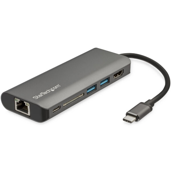 StarTech.com USB C Multiport Adapter - USB-C Travel Dock to 4K HDMI,