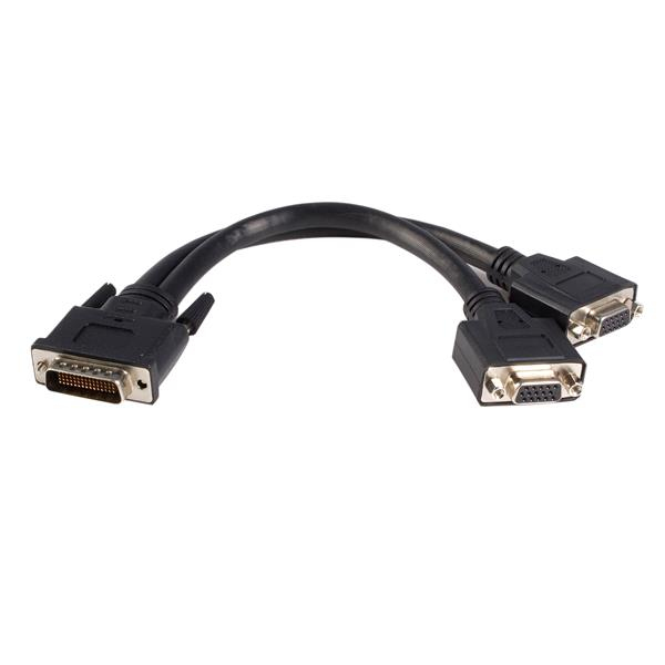 StarTech.com 8in LFH 59 Male to Dual Female VGA DMS 59 Cable StarTech.com 8in LFH 59 Male to Dual Female VGA DMS 59 Cable
