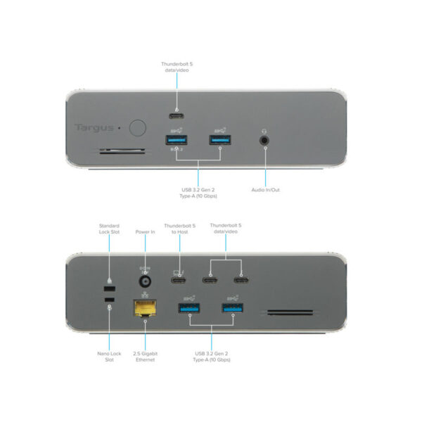 Targus DOCK230EUZ laptop dock/port replicator Wired Thunderbolt 5
