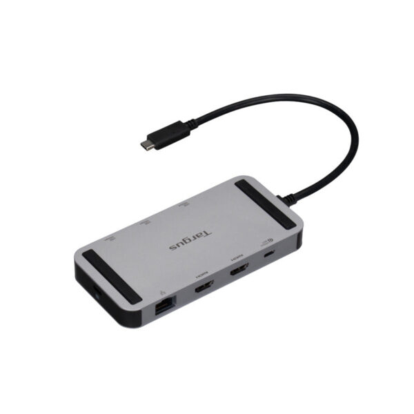 Targus DOCK429GL laptop dock/port replicator Wired USB4 Silver