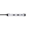 Targus DOCK429GL laptop dock/port replicator Wired USB4 Silver