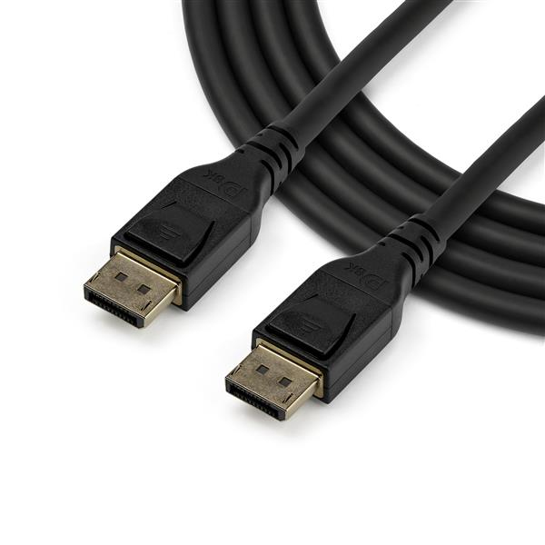 StarTech.com 10ft (3m) VESA Certified DisplayPort 1.4 Cable, 8K 60Hz StarTech.com 16ft (5m) VESA Certified DisplayPort 1.4 Cable, 8K 60Hz
