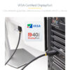 StarTech.com 1m DisplayPort 2.1 Cable, VESA Certified DP40 StarTech.com 1m DisplayPort 2.1 Cable, VESA Certified DP40