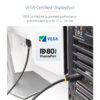 StarTech.com 1m DisplayPort 2.1 Cable, VESA Certified DP80 StarTech.com 1m DisplayPort 2.1 Cable, VESA Certified DP80