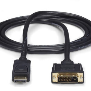 StarTech.com 6ft (1.8m) DisplayPort to DVI Cable, DisplayPort to DVI StarTech.com 6ft (1.8m) DisplayPort to DVI Cable, DisplayPort to DVI